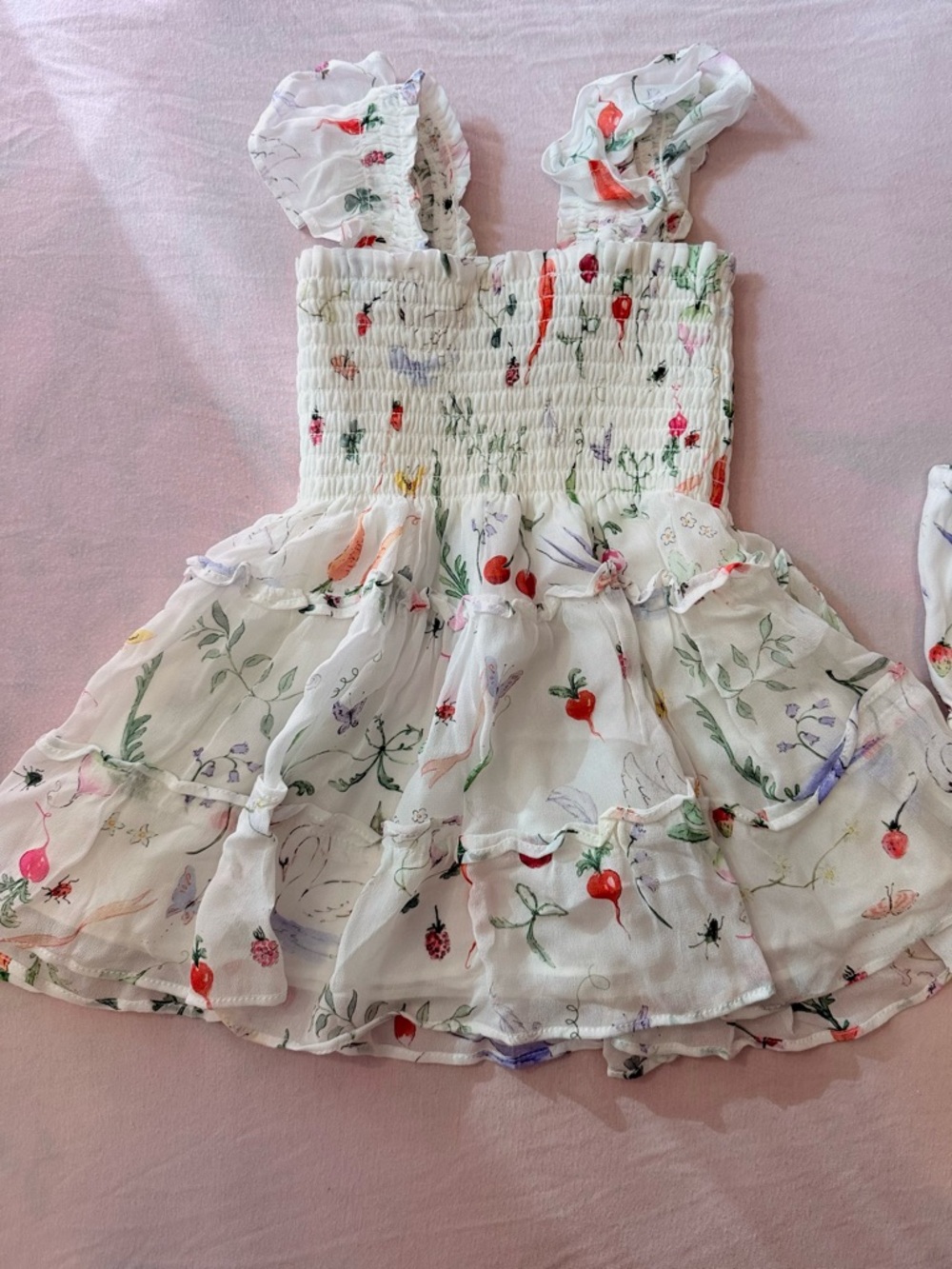 Hill House Baby Ellie Nap Dress- Veggie Botanical